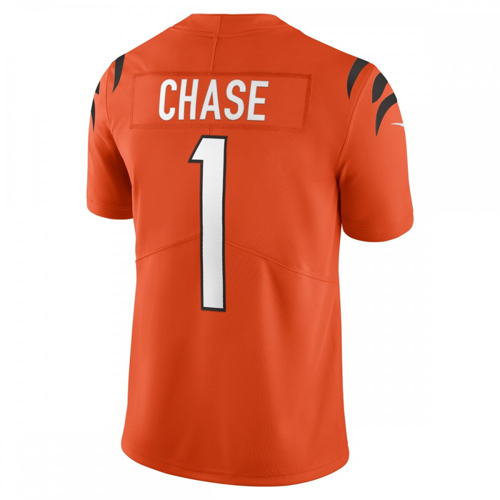 Ja'Marr Chase Cincinnati Bengals Nike Alternate Vapor Limited Jersey - Orange-Profan Arena